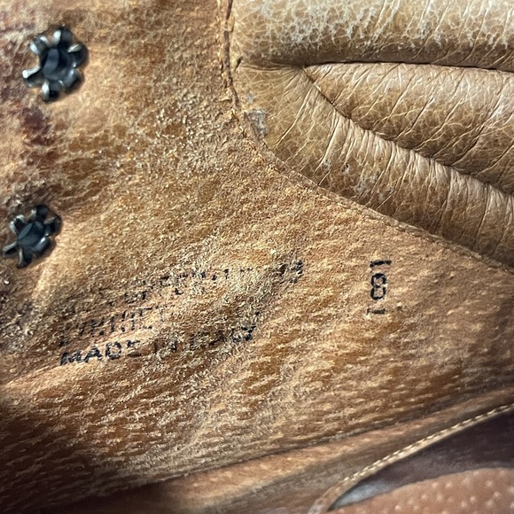 Aerosoles Boots Men Size 8 Leather Made Italy Lace Up Rugged Brown Work Shoes main image 7
